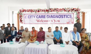बिलासपुर के स्वास्थ्य जगत में 'सिटी केयर डायग्नोस्टिक्स' का भव्य उदय, उपमुख्यमंत्री अरुण साव, स्वास्थ्य मंत्री श्याम बिहारी जायसवाल और सांसद बृजमोहन अग्रवाल ने किया उद्घाटन
