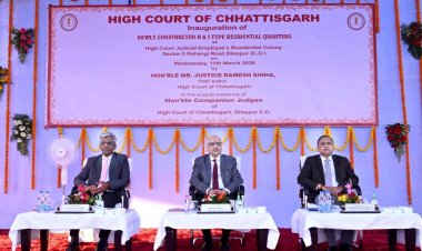 उच्च न्यायालय में कार्यरत न्यायिक कर्मचारियों के लिए 112 आवासों का न्यायमूर्ति रमेश सिन्हा द्वारा किया गयाआबंटन