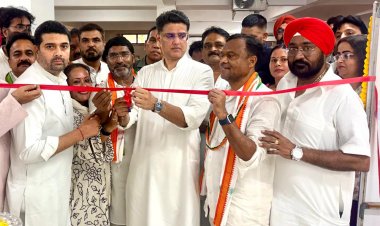 छत्तीसगढ़ प्रभारी सचिन पायलट ने किया पीसीसी कनेक्ट सेंटर का उद्घाटन