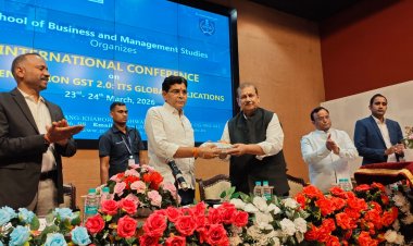 मैट्स विश्वविद्यालय के स्कूल ऑफ बिजनेस एंड मैनेजमेंट स्टडीज़ द्वारा 23 एवं 24 मार्च 2026 को “नेक्स्ट जेनरेशन GST 2.0: इसके वैश्विक प्रभाव” विषय पर द्विदिवसीय अंतरराष्ट्रीय सम्मेलन का आयोजन