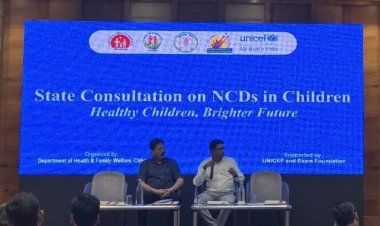 स्वास्थ्य विभाग एवं यूनिसेफ छत्तीसगढ़ के तकनीकी सहयोग से बच्चों में गैर-संचारी रोगों पर राज्य स्तरीय परामर्श आयोजित