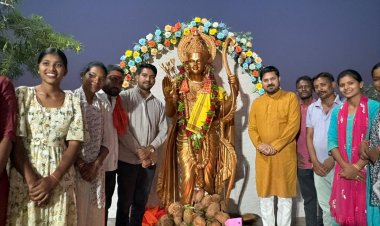 राम नवमी में ग्राम भरूवाडीह कला में भव्य राम मंदिर निर्माण व मूर्ति स्थापना संपन्न, विधायक अनुज शर्मा हुए शामिल