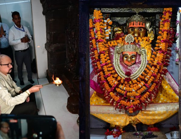 राज्यपाल रमेन डेका ने माँ महामाया का दर्शन कर छत्तीसगढ़ की सुख-समृद्धि, खुशहाली की कामना की…