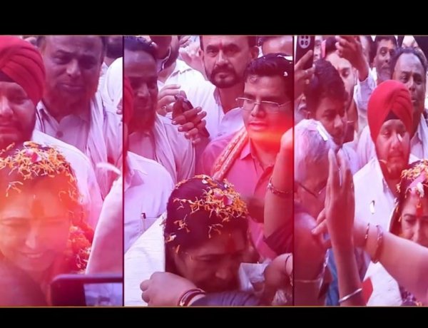 ढोल-नगाड़ों और आतिशबाजी के साथ राज्यसभा सांसद लक्ष्मी वर्मा का भव्य स्वागत