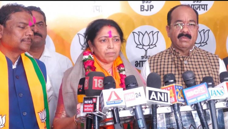 श्रीमती वर्मा ने राज्यसभा सांसद उम्मीदवार बनाने पर केंद्रीय एवं प्रदेश नेतृत्व का माना आभार