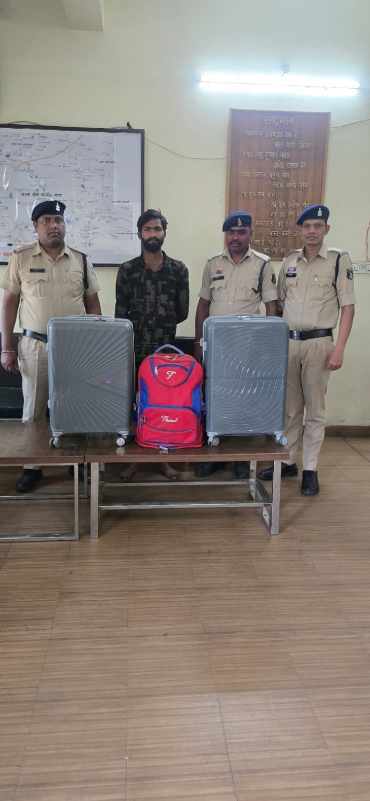 28.621 किलोग्राम गांजा के साथ उत्तर-प्रदेश का अंतर्राज्यीय आरोपी गिरफ्तार