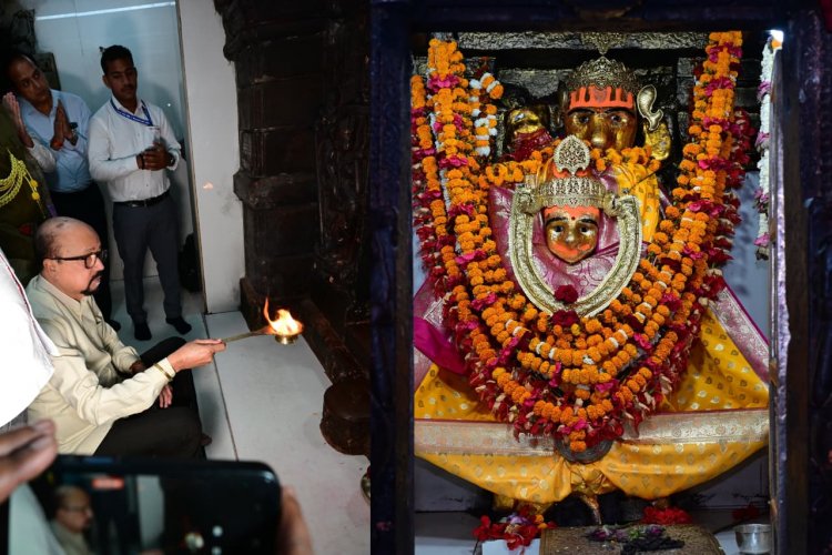 राज्यपाल रमेन डेका ने माँ महामाया का दर्शन कर छत्तीसगढ़ की सुख-समृद्धि, खुशहाली की कामना की…