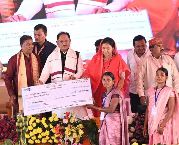 महतारी वंदन योजना से मातृशक्ति को मिला आर्थिक संबल : मुख्यमंत्री  विष्णु देव साय