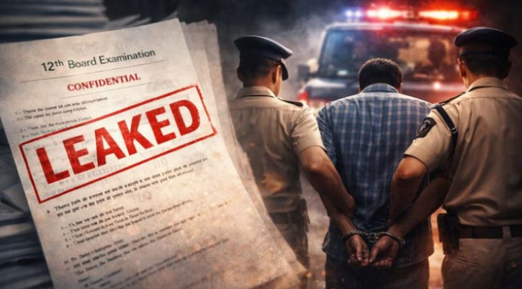 कक्षा 12वीं बोर्ड परीक्षा पेपर लीक मामले में रायपुर पुलिस द्वारा अपराध पंजीबद्ध , कर गहन जांच शुरू