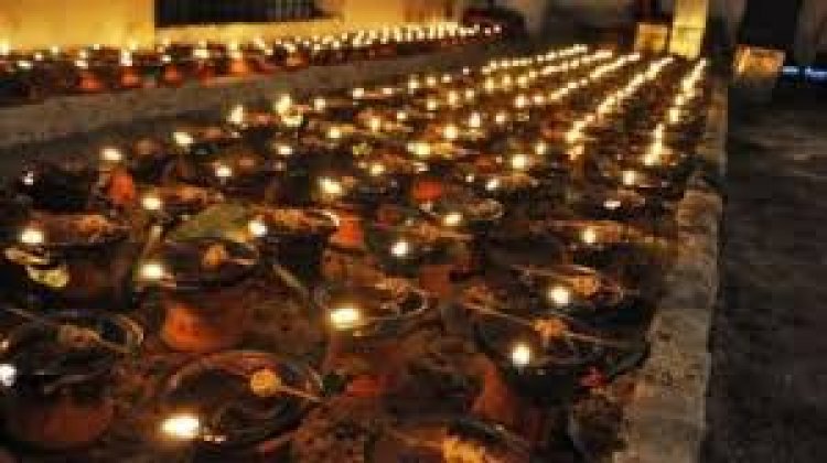 चैत्र नवरात्रि की आज से शुरुआत.. नवरात्र के शुभारंभ पर मंदिर में ज्योत कलश की स्थापना