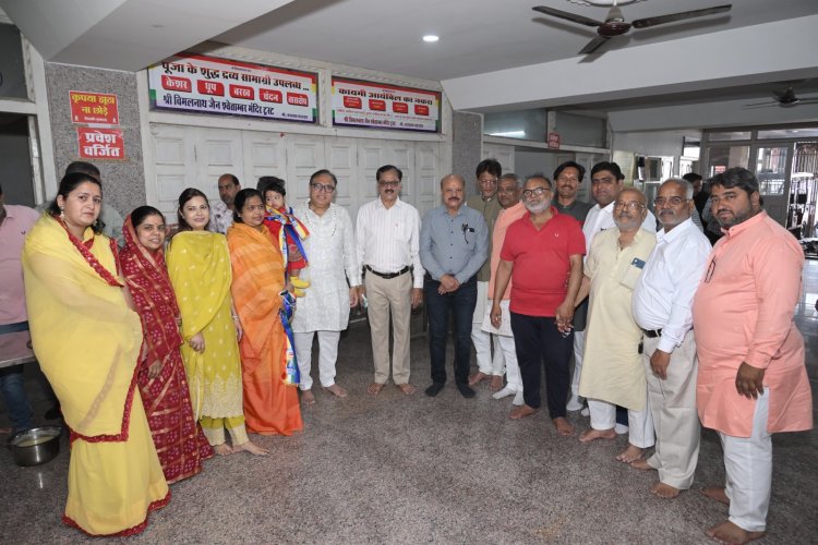 श्री हीर सूरी आराधना भवन भैरव सोसायटी मेंआयंबिल को लेकर भारी उत्साह 