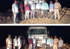 एक पोकलेन और 3 हाइवा जब्त - शासकीय भूमि से हो रहा था अवैध खनन