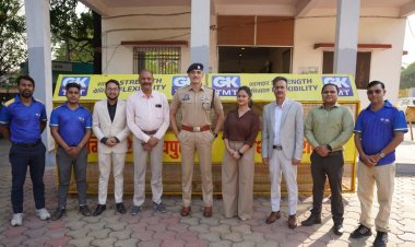 जीके टीएमटी का CSR कदम, रायपुर में सड़क सुरक्षा को मिला बल