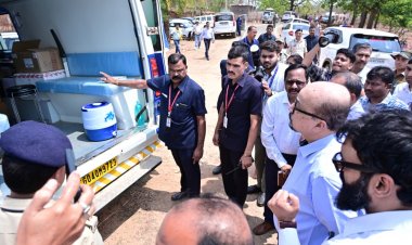 राज्यपाल  रमेन डेका ने बेहराखार में पीएम जनमन अंतर्गत संचालित मोबाइल मेडिकल यूनिट का किया अवलोकन