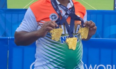 वर्ल्ड आर्चरी पैरा सीरीज में छग के तीरंदाज तोमन ने हासिल किया तीन गोल्ड मेडल