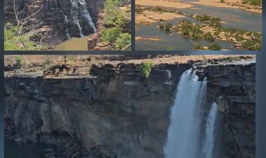 बस्तर में अप्रैल महीने की गर्मी से इंद्रावती नदी सहित नदी-नालों का जलस्तर घटा