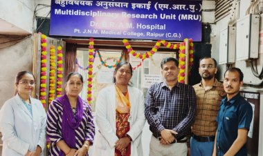  पं. नेहरू चिकित्सा महाविद्यालय एवं अम्बेडकर अस्पताल रायपुर की बड़ी उपलब्धि: सिकल सेल डायग्नोस्टिक किट राष्ट्रीय मंच पर प्रदर्शित होगी