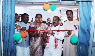 उप मुख्यमंत्री साव ने किया मावा मोदोल लाइब्रेरी चारामा का शुभारंभ