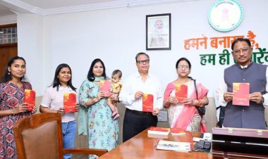 CM साय ने काव्य संग्रह अंबुबाची का किया विमोचन