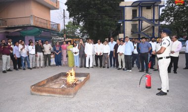 कैट एवं अग्निशमन विभाग के संयुक्त तत्वाधान में अग्नि सुरक्षा एवं रोकथाम कार्यशाला में व्यापारियों आगजनी से बचने उपाय से अवगत हुए - कैट 