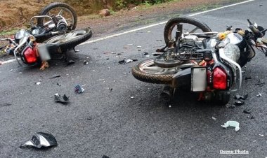 CG – शिक्षक की मौत : बाइक को तेज रफ़्तार ट्रक ने मारी टक्कर, शिक्षक की मौके पर मौत, ड्यूटी जाते समय हुए हादसे के शिकार……