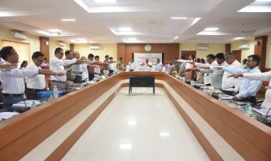  पर्यटन एवं संस्कृति मंत्री  राजेश अग्रवाल ने दिलाई जनगणना शपथ