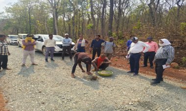 नक्सलमुक्त बस्तर में अब हो रहे है तेजी से निर्माण कार्य
