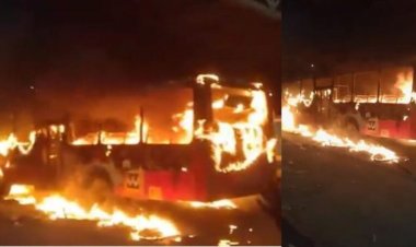 BREAKING: बारातियों से भरी चलती बस में लगी आग, बड़ा हादसा टला