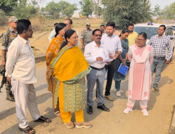 नारंगी नदी में जल संरक्षण व पर्यटन विकास हेतु विशेष कार्ययोजना तैयार करने के निर्देश विधायक एवं कलेक्टर ने किया स्थल निरीक्षण