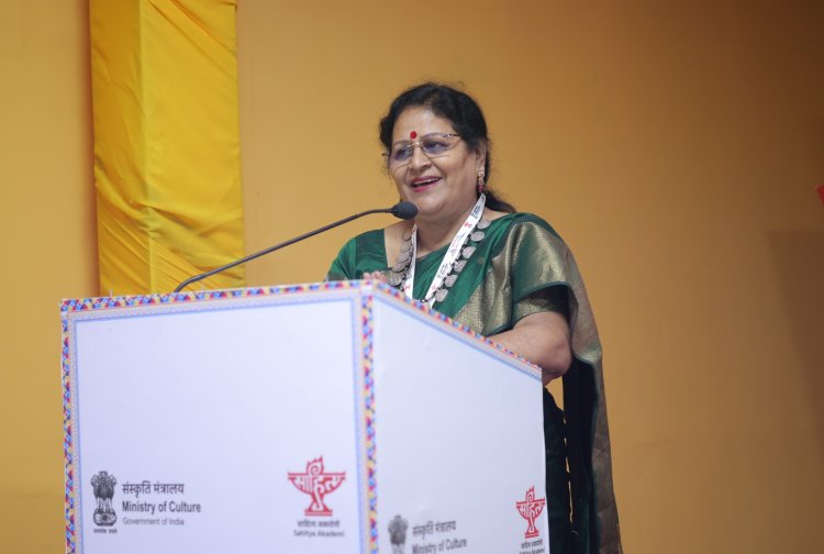 " शकुंतला तरार ने साहित्य अकादेमी दिल्ली में छत्तीसगढ़ की बोलियों पर अपने विचार प्रस्तुत किए-- --"