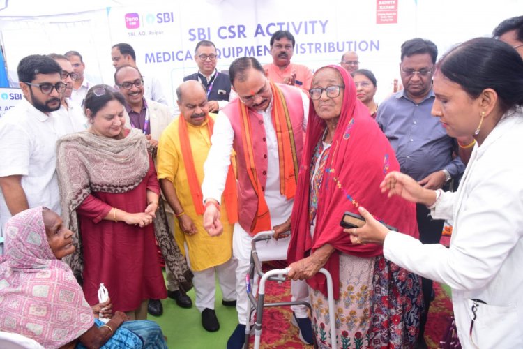 सरकार स्वास्थ्य सेवाओं के विस्तार और सुदृढ़ीकरण के लिए प्रतिबद्ध: स्वास्थ्य मंत्री  श्याम बिहारी जायसवाल