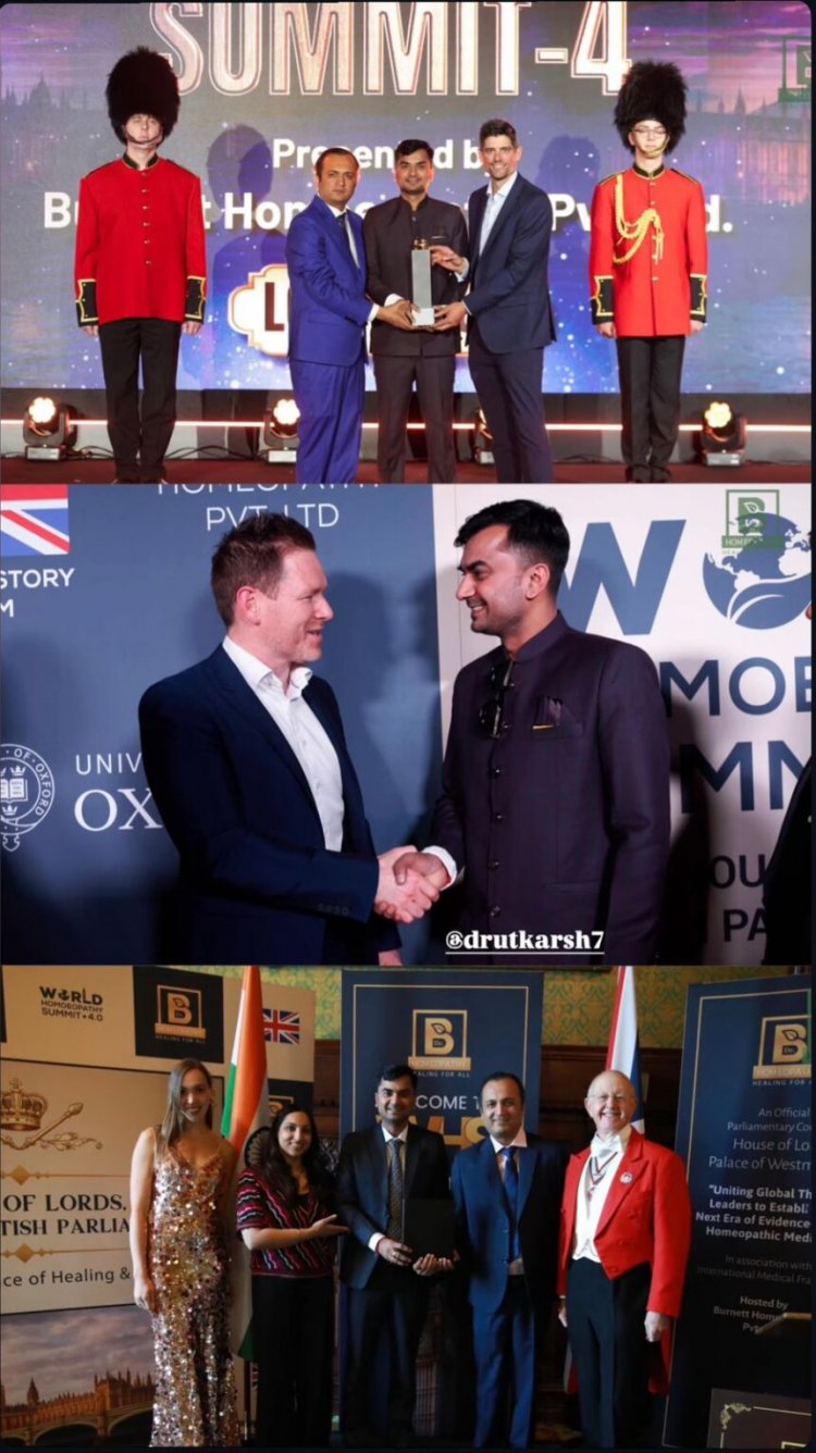 लंदन में गूंजा छत्तीसगढ़ का नाम, हाउस ऑफ़ पार्लियामेंट में मिला डॉ उत्कर्ष त्रिवेदी को सम्मान व ऑक्सफोर्ड में दिया व्याख्यान