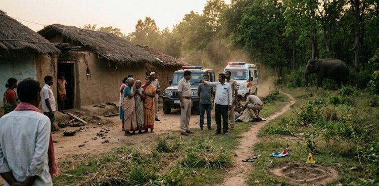 हाथी के हमले से युवक की दर्दनाक मौत, क्षत-विक्षत लाश देख दहशत में लोग