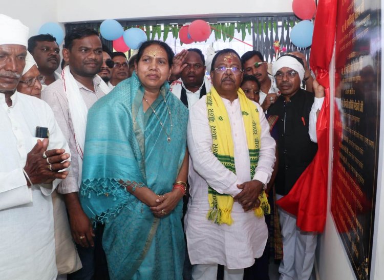 कृषि मंत्री श्री नेताम ने दुर्गूकोंदल में किया सर्व आदिवासी विश्राम गृह का लोकार्पण