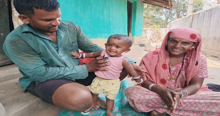 अबूझमाड़ की पारुल को मिली नई जि़ंदगी : प्रोजेक्ट धड़कन बनी नन्ही धड़कनों का सहारा