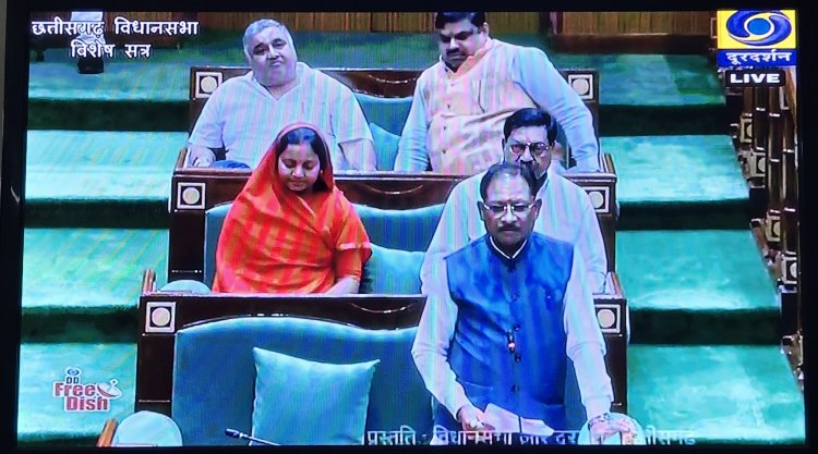 मैं विष्णु देव साय छत्तीसगढ़ विधानसभा में 33 परसेंट लागू कर रहा हूं  :  चरण दास महंत की सदन में सलाह