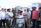 स्कूटी पर निकले उप मुख्यमंत्री अरुण साव, नगर भ्रमण कर विकास कार्यों का लिया जायजा….