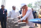 मुख्यमंत्री ने ईंट जोड़कर किया श्रमदान, भैंसामुड़ा में पीएम आवास निर्माण का किया औचक अवलोकन