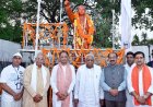 मुख्यमंत्री  विष्णु देव साय ने किया मुंगेली नगर के चौक-चौराहों में स्थापित प्रतिमाओं का अनावरण