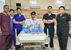 10 साल से खाँसी में खून की समस्या झेल रहे युवक को अम्बेडकर अस्पताल में मिली नई जिंदगी