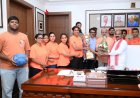 उप मुख्यमंत्री  अरुण साव से फेडरेशन कप मिक्स्ड नेटबॉल चैंपियनशिप में रजत पदक जीतने वाले खिलाड़ियों ने की मुलाकात