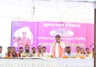 छापर भानपुरी में आयोजित 'सुशासन तिहार' में शामिल हुए बस्तर सांसद महेश कश्यप