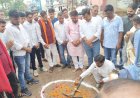 विधायक मोतीलाल साहू के निर्देश पर ग्रामीण विधायक प्रतिनिधि मैकमिलन साहू ने नगर निगम जोन 9 वार्ड 8 मे सतनामी समाज सामुदायिक भवन निर्माण शीघ्र