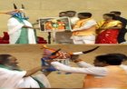 बस्तर सांसद ने आध्यात्मिक गुरु श्रीश्री रविशंकर से की भेंट, गौर मुकुट से किया अभिनंदन