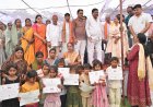 मंत्री दयाल दास बघेल ने झांकी शिविर में हितग्राहियों को वितरित किए प्रमाण पत्र, कार्ड एवं आवास की चाबियां