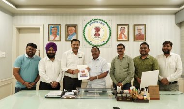 भारतीय व्यापार महोत्सव 2026 को लेकर CAIT प्रतिनिधिमंडल ने कृषि मंत्री  रामविचार नेताम से की मुलाकात