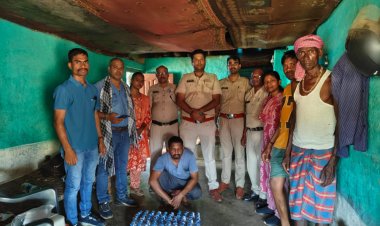 मध्यप्रदेश की शराब के साथ दो तस्कर गिरफ्तार