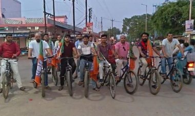 पीएम मोदी के द्वारा ईंधन की बचत और पर्यावरण संरक्षण की अपील का असर अब युवाओं में दिखने लगा, युवाओं ने साइकिल रैली निकाल कर जन जागरूकता अभियान चलाया