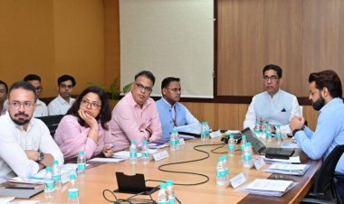 भारत सरकार के भूमि संसाधन सचिव ने छत्तीसगढ़ के मुख्य सचिव से की सौजन्य भेंट