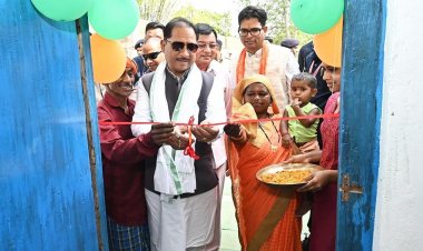 पक्के घर का सपना हुआ साकार : मुख्यमंत्री  विष्णु देव साय ने लेमरू में हितग्राही धरम सिंह के नए आवास में कराया गृह प्रवेश